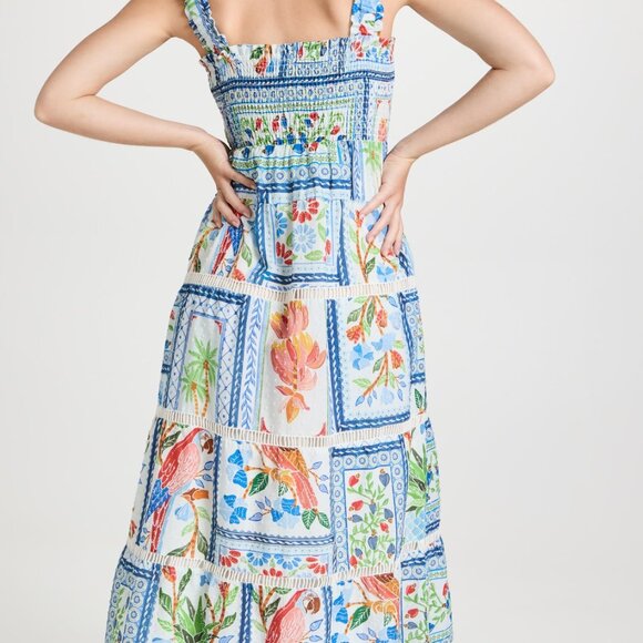 FARM Rio Tropical Tiles Maxi Dress - Picture 2 of 7